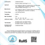 Rohs certificate